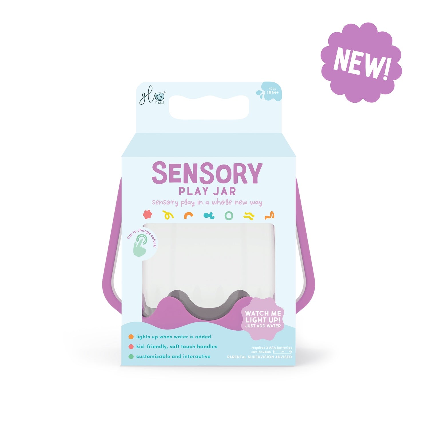Glo Pals - Purple Sensory Jar