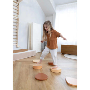 Wooden Stepping Stones - Set of 6
