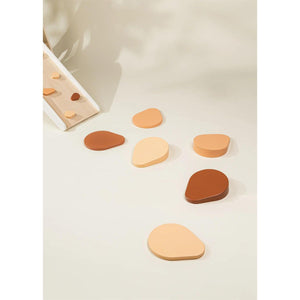 Wooden Stepping Stones - Set of 6
