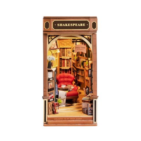 DIY Miniature Book Nook Kit - Bookstore
