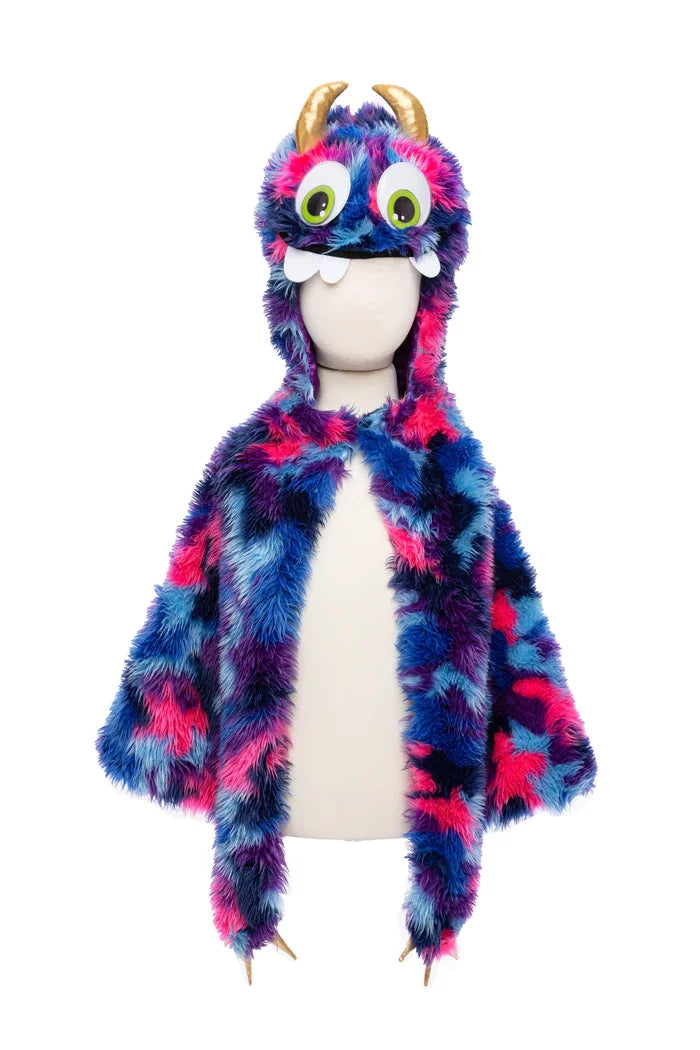 Goober The Monster Cape, Blue/Purple, Size 4-6