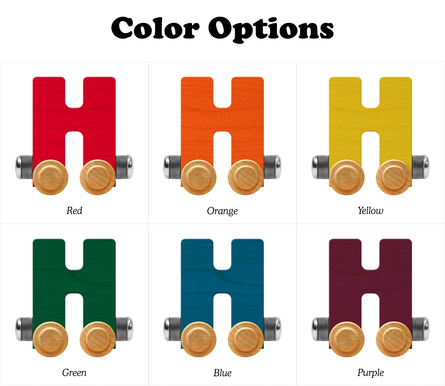 Name Train Bright Letter H