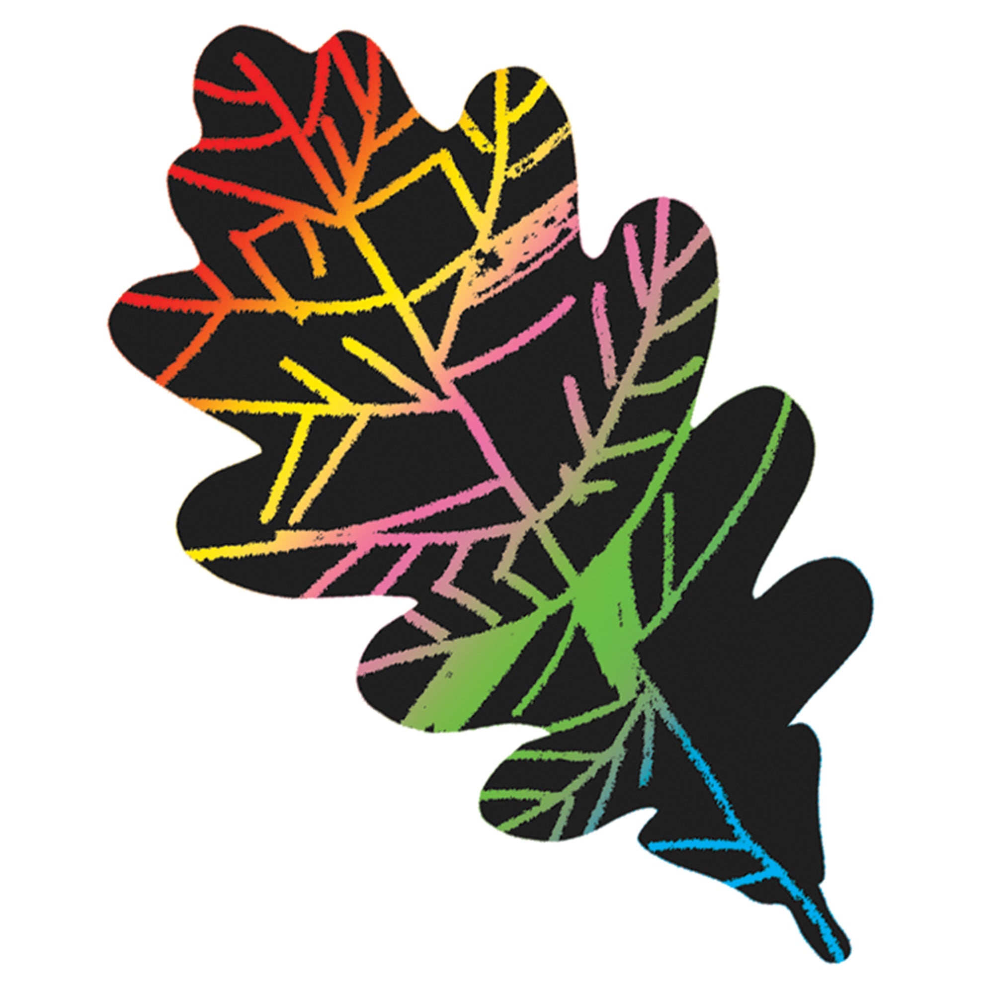 Scratch Art Set-Leaves