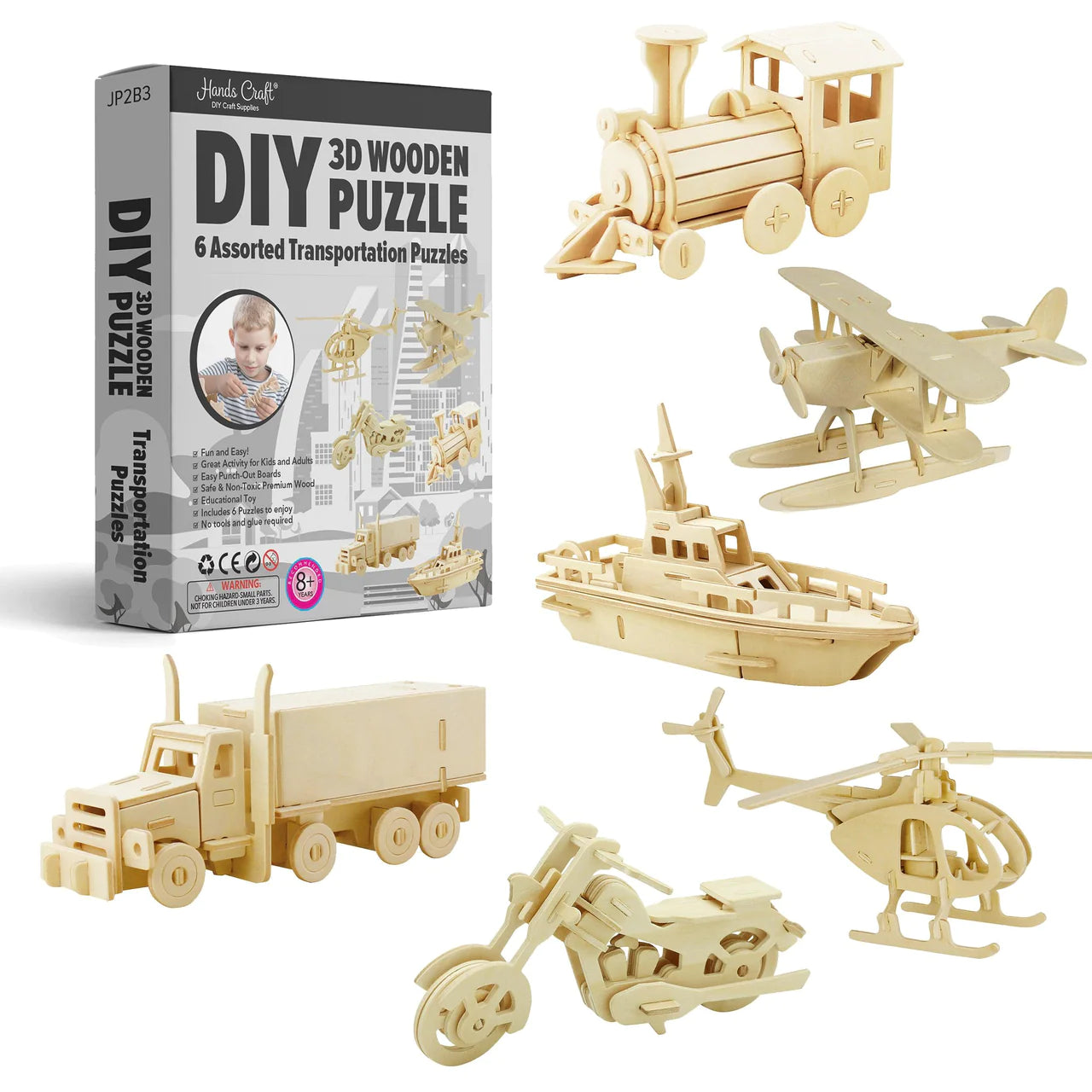 3D Wooden Puzzles
