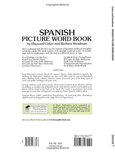 Spanish Picture Word Book