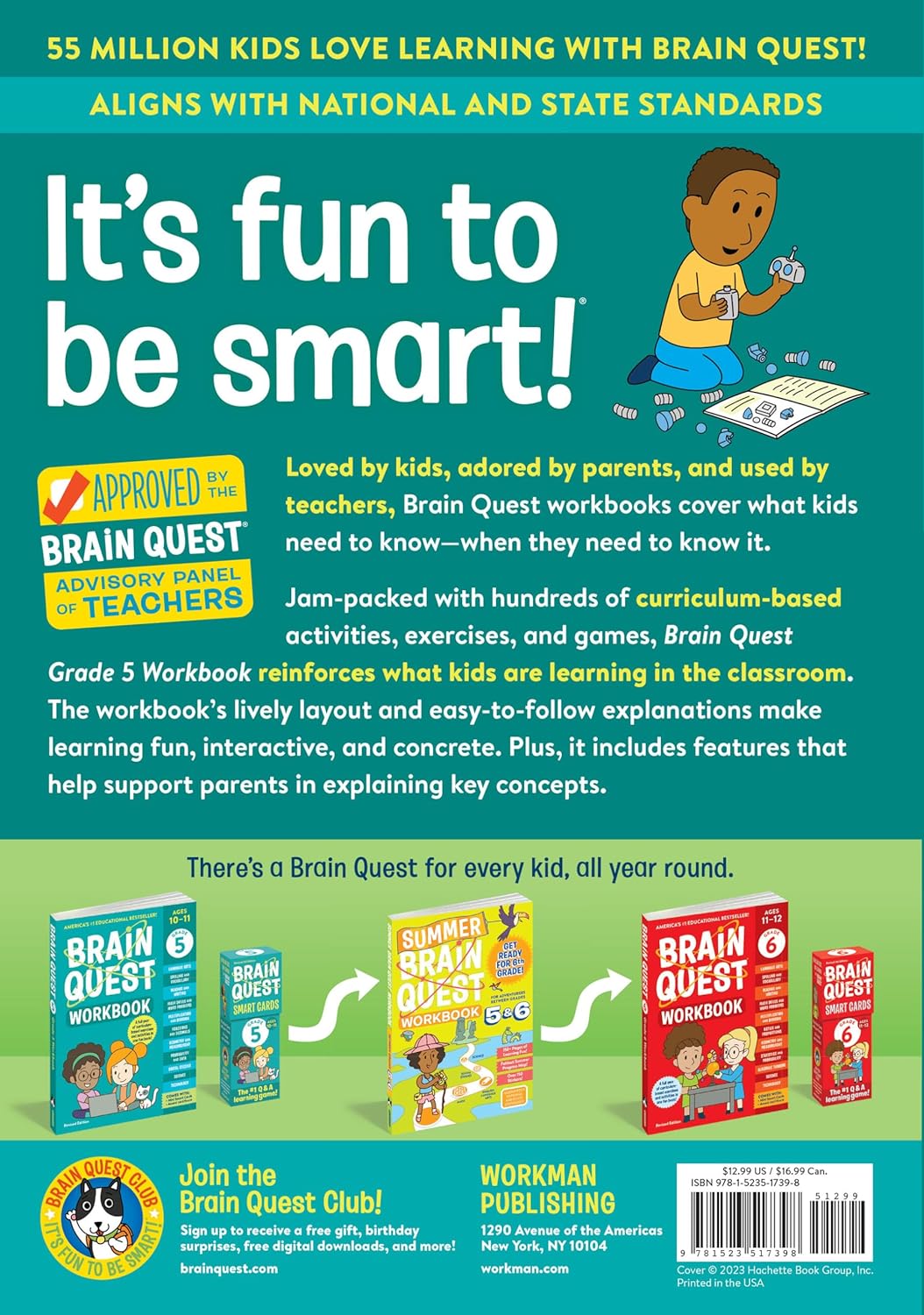 Brain Quest Workbook: Grade 5