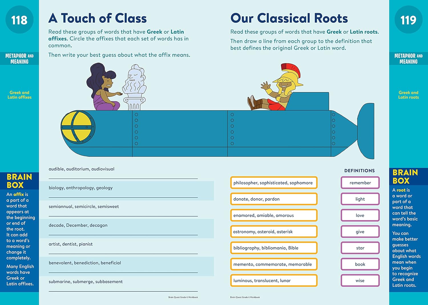 Brain Quest Workbook: Grade 6