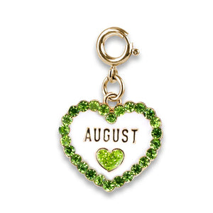 Charm - Gold Birthstone August