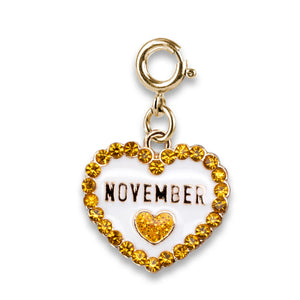 Charm - Gold Birthstone November