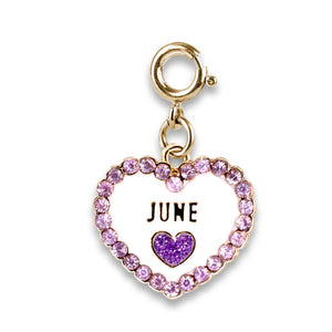 Charm - Gold Birthstone June