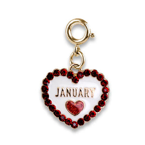 Charm - Gold Birthstone January