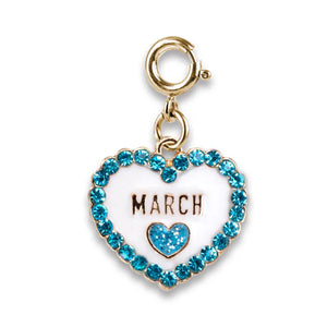 Charm - Gold Birthstone March