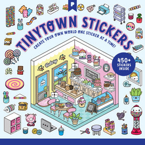 Isometric Town Sticker Book: Volume 1