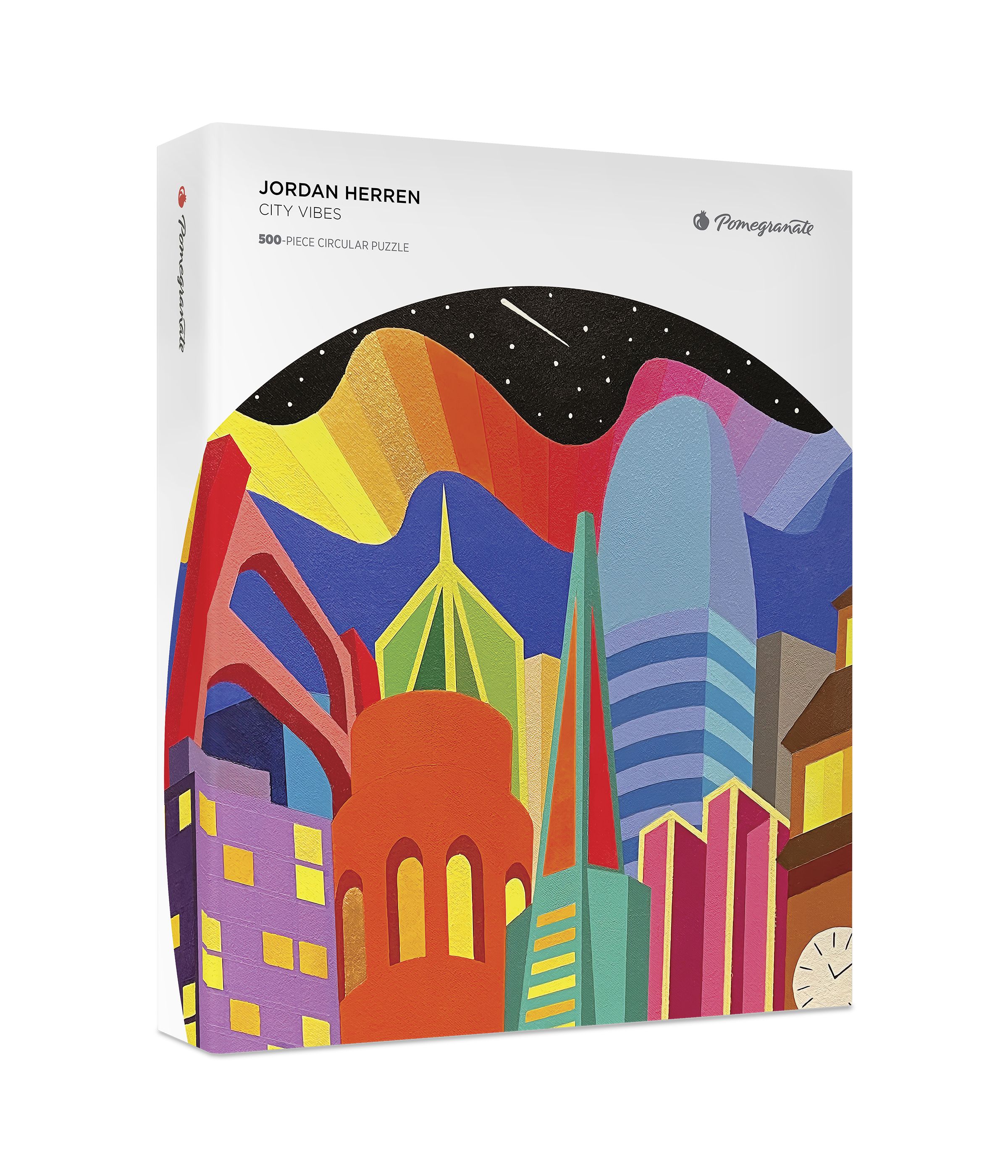 Jordan Herren: City Vibes 500-Piece  Circular Jigsa