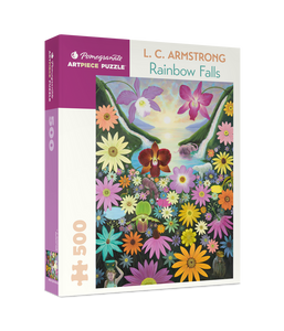 L.C. Armstrong: Rainbow Falls over Flora and Fauna - 500