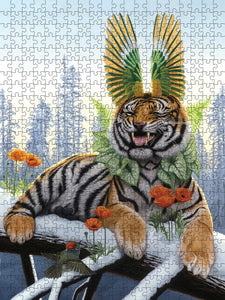 Jon Ching: Flourished Merriment  500-Piece Jigsaw P