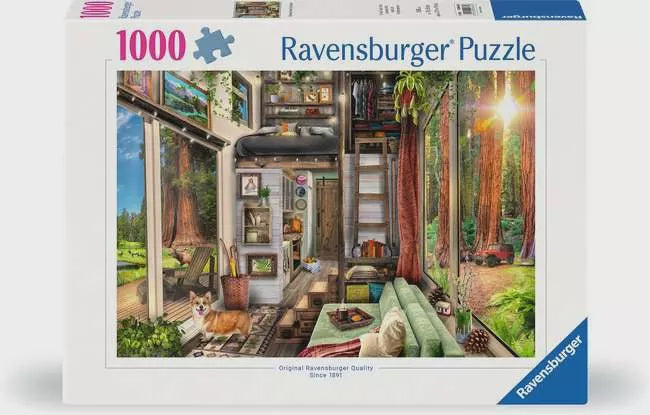 Redwood Forest Tiny House 1000 pc Puzzle