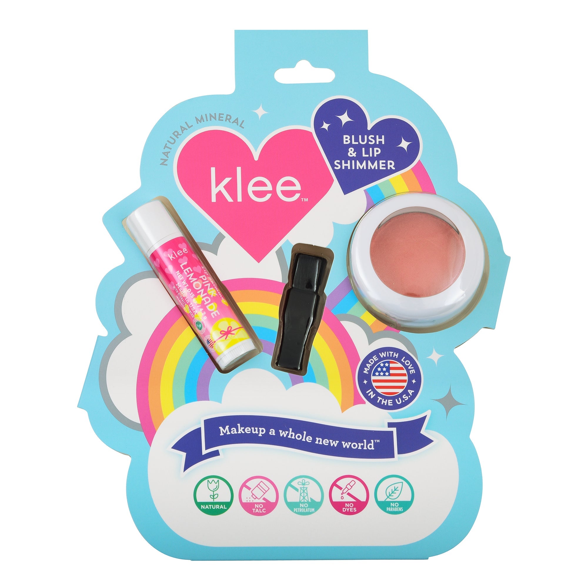 Mineral Blush & Lip Shimmer Duo - Honey Pink Buzz