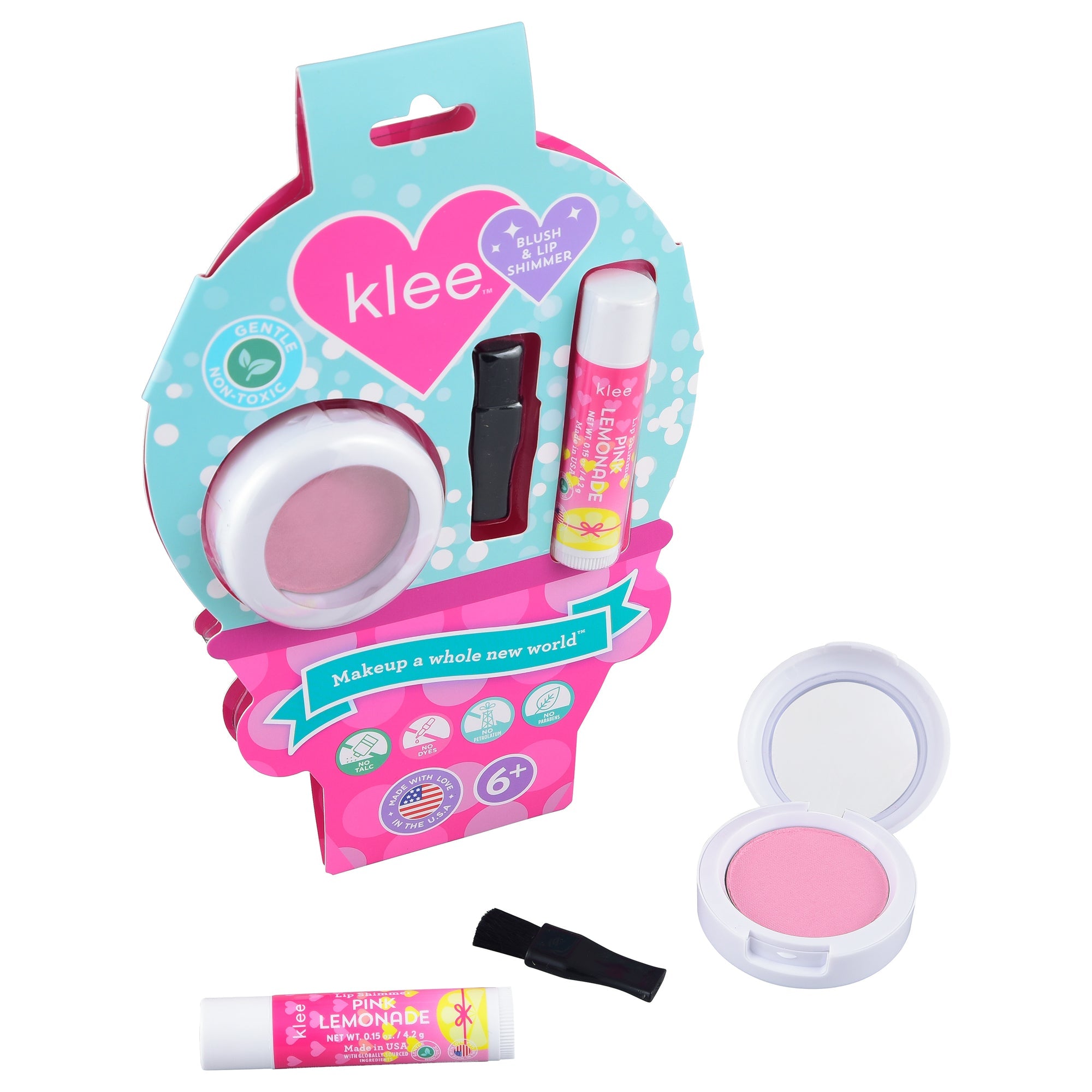 Mineral Blush & Lip Shimmer Duo - Cotton Candy Joy