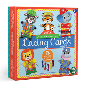 Lacing Cards - Occupations Dress Up