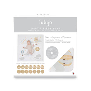Lulujo Notre Hymne Blanket & Cards Set