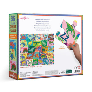 Alphabet Dinosaurs Giant 36pc Puzzle - Default