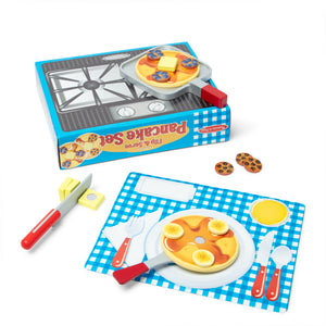 Wooden Flip & Serve Pancake. Set