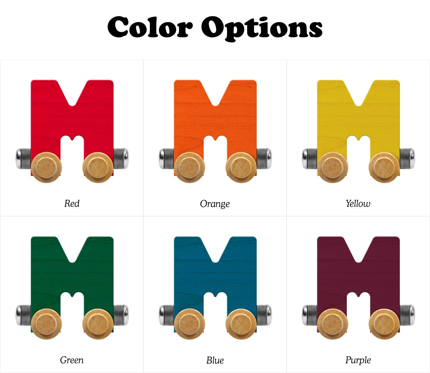 Name Train Bright Letter M