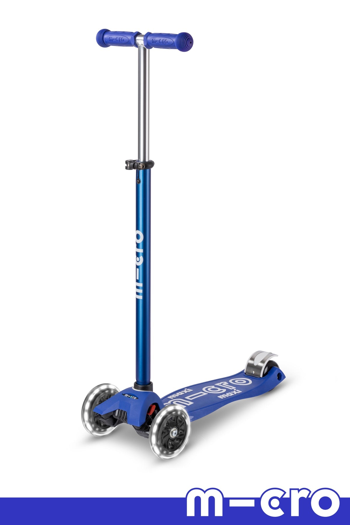 Micro Maxi Deluxe LED Scooter - Blue/White