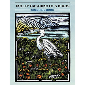 Molly Hashimoto: Birds Coloring Book