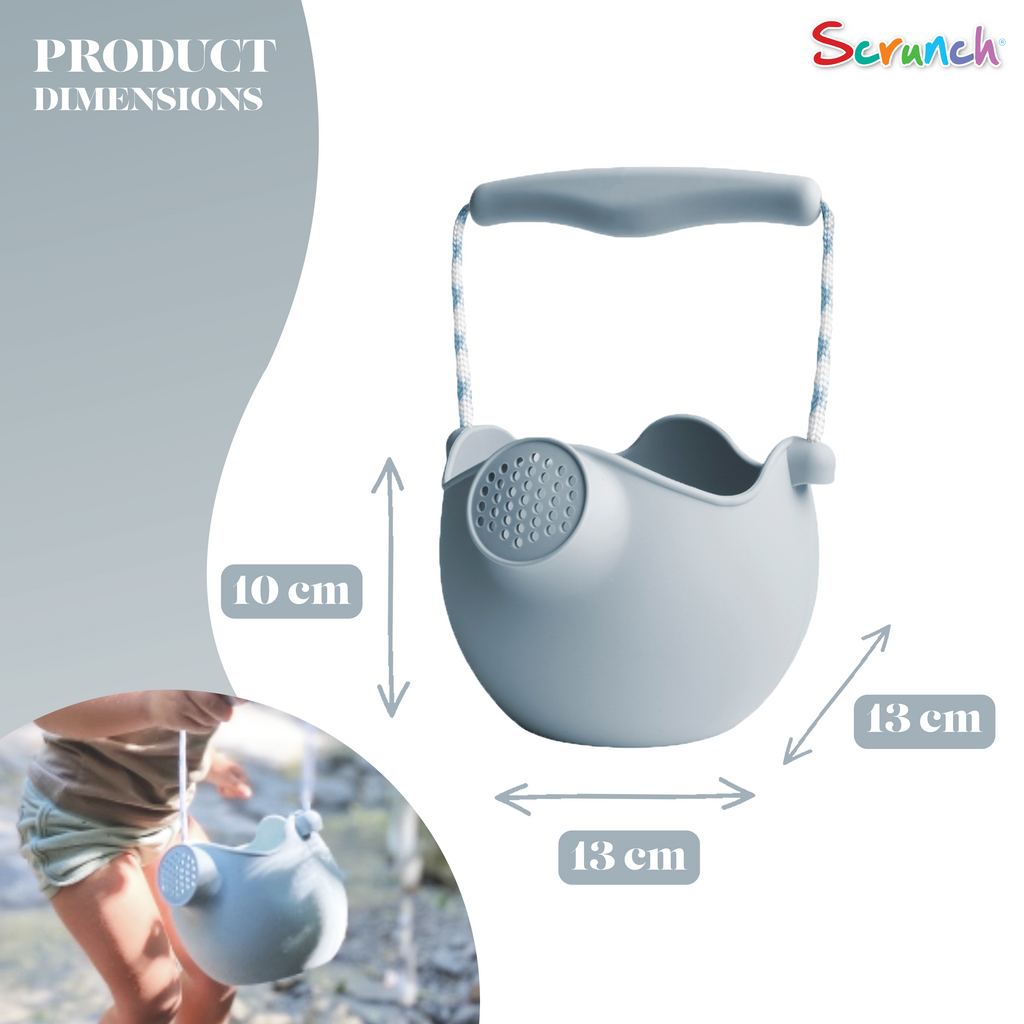 Scrunch Watering Can- Duck Egg Blue