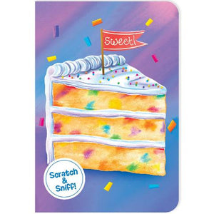 Scratch and Sniff Slice of Cake Enclosure Card