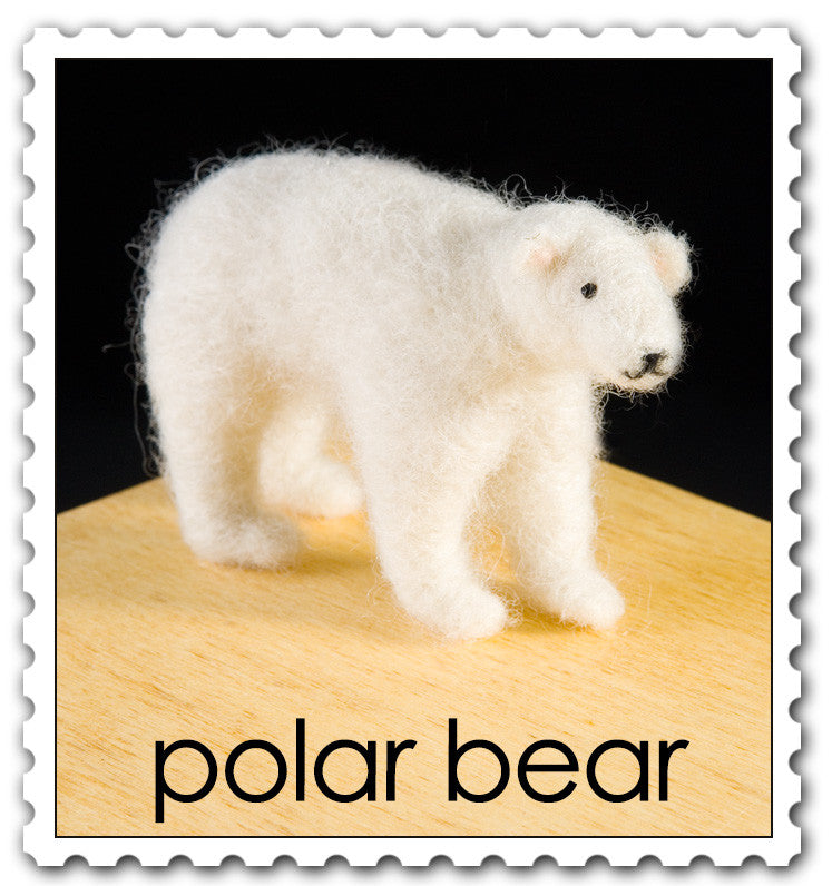 Needle Felting Kit - Polar Bear