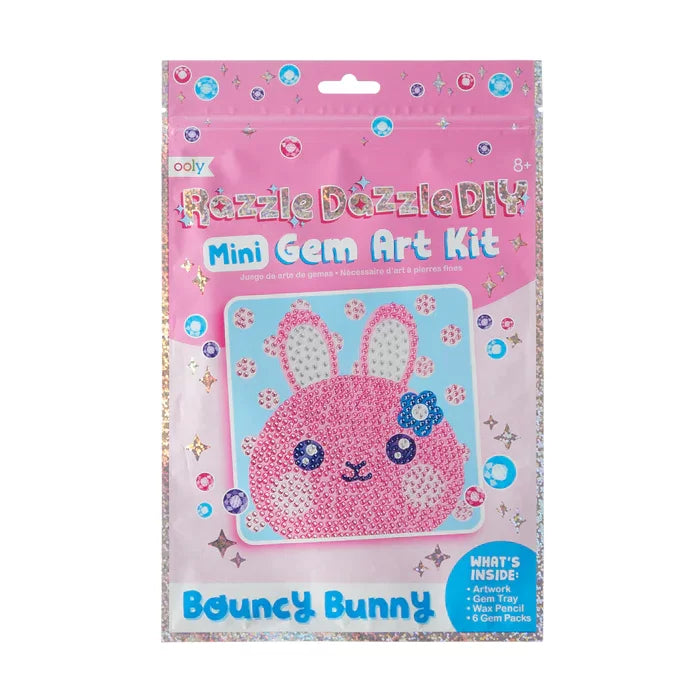 Mini Gem Art - Bouncy Bunny