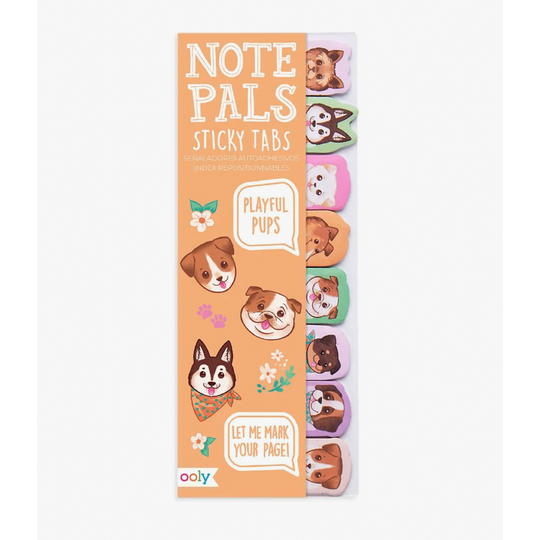 Note Pals Sticky Tabs - Playful Pups