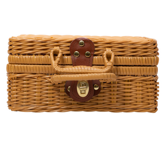 Butterfly Tea Set Basket
