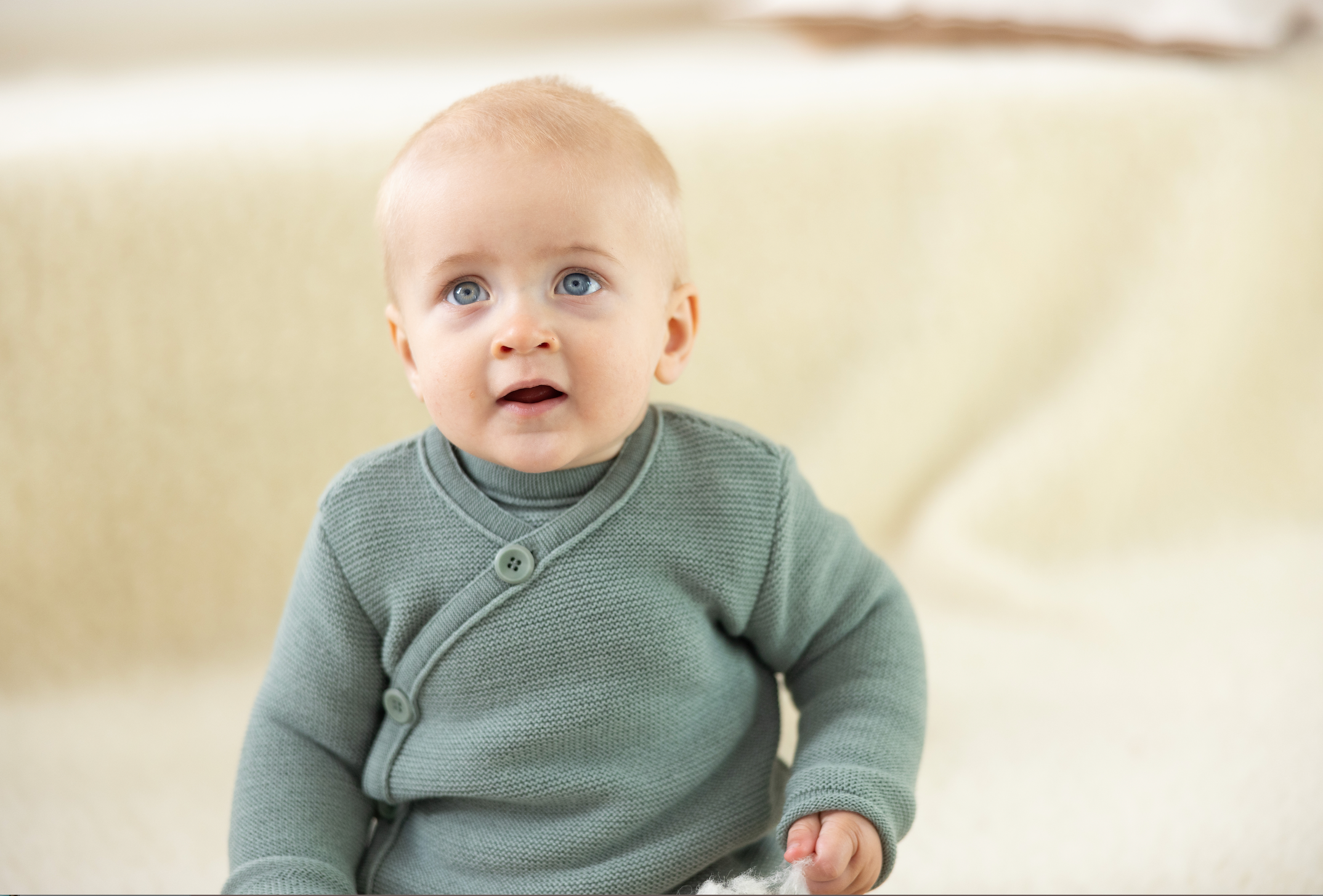Disana Baby Merino Wool Cardigan – Organic, Soft & Durable (GOTS Certified)
