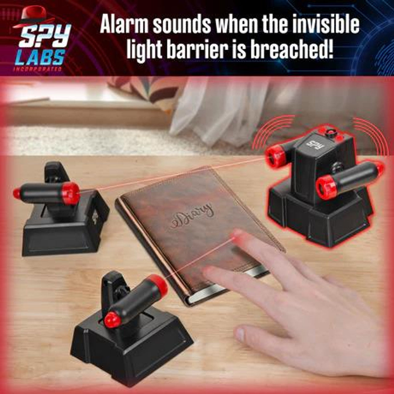 Spy Labs:  Invisible Tripwire Alarm
