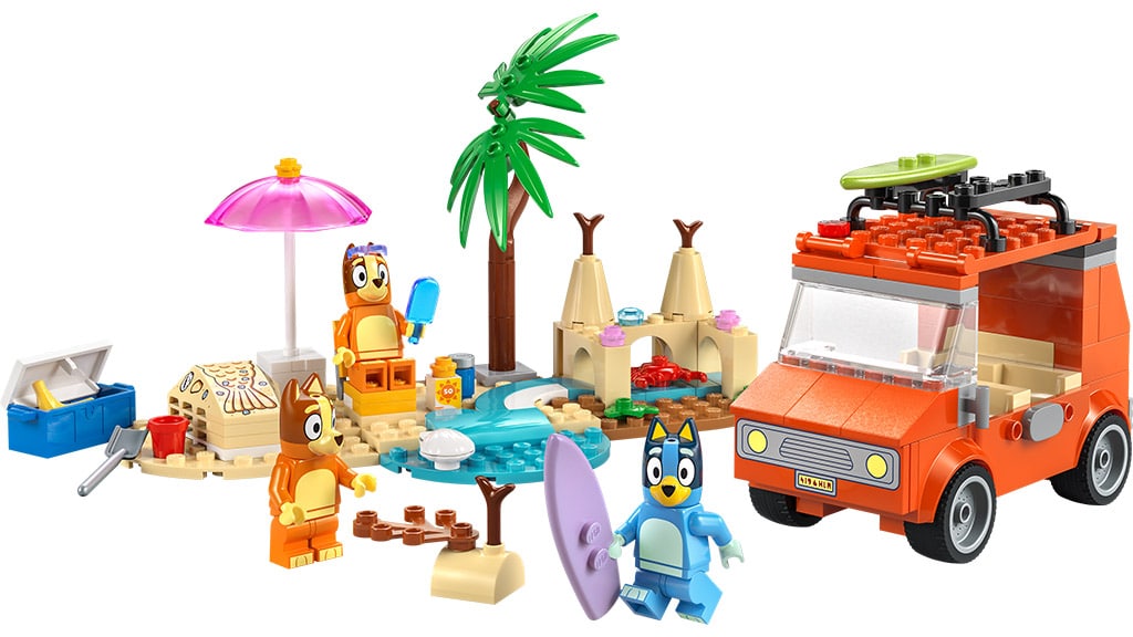 LEGO Bluey's Beach & Family Car Trip