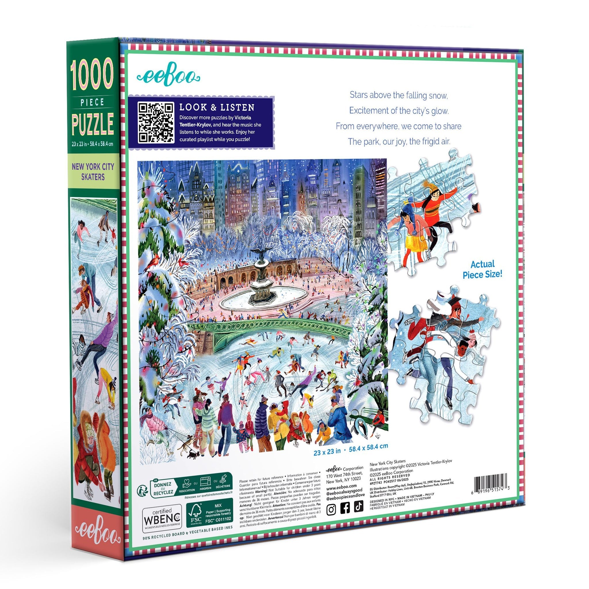 New York City Ice Skaters - 1,000
