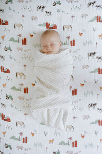 Muslin Security Blanket dogs 2pk