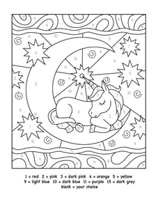 Color By Number - Unicorns