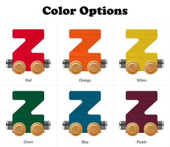 Name Train Bright Letter Z
