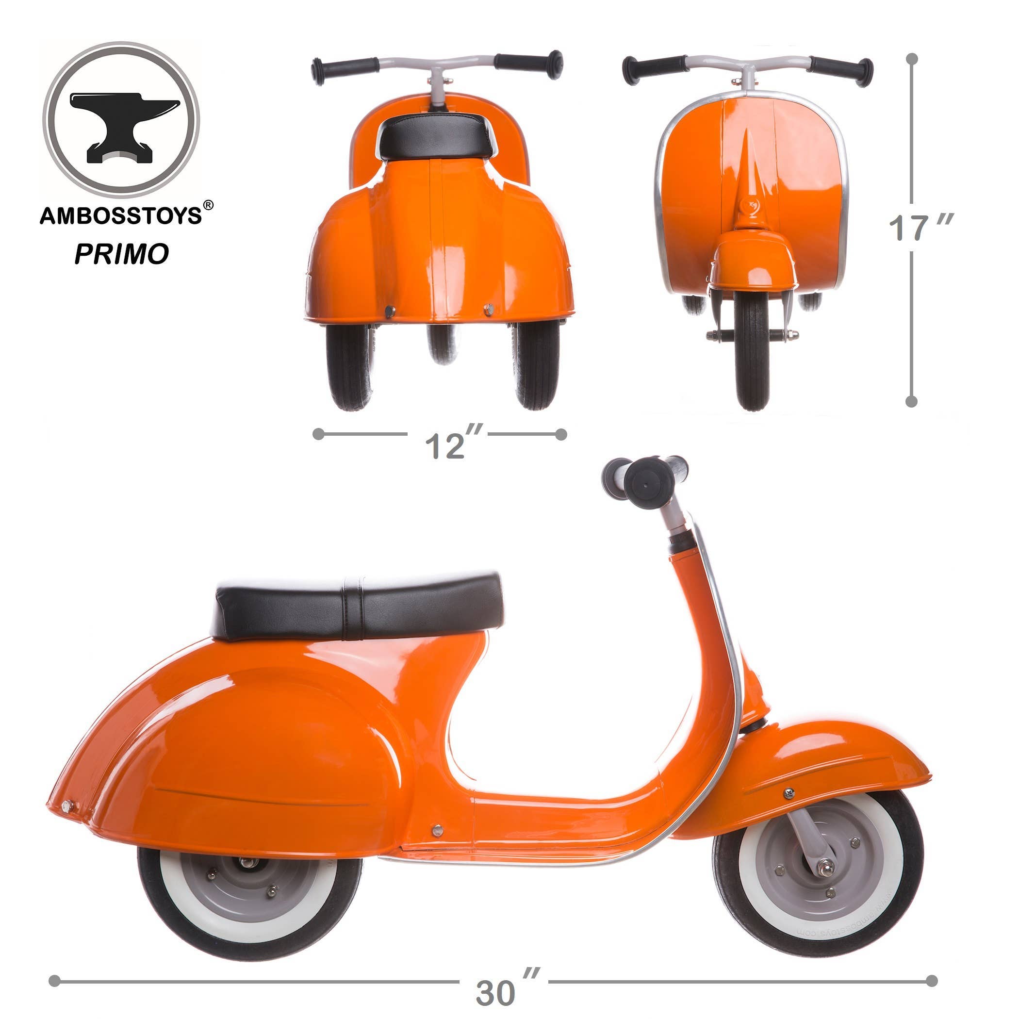 Vespa Scooter Ride-on toy Classic - Orange