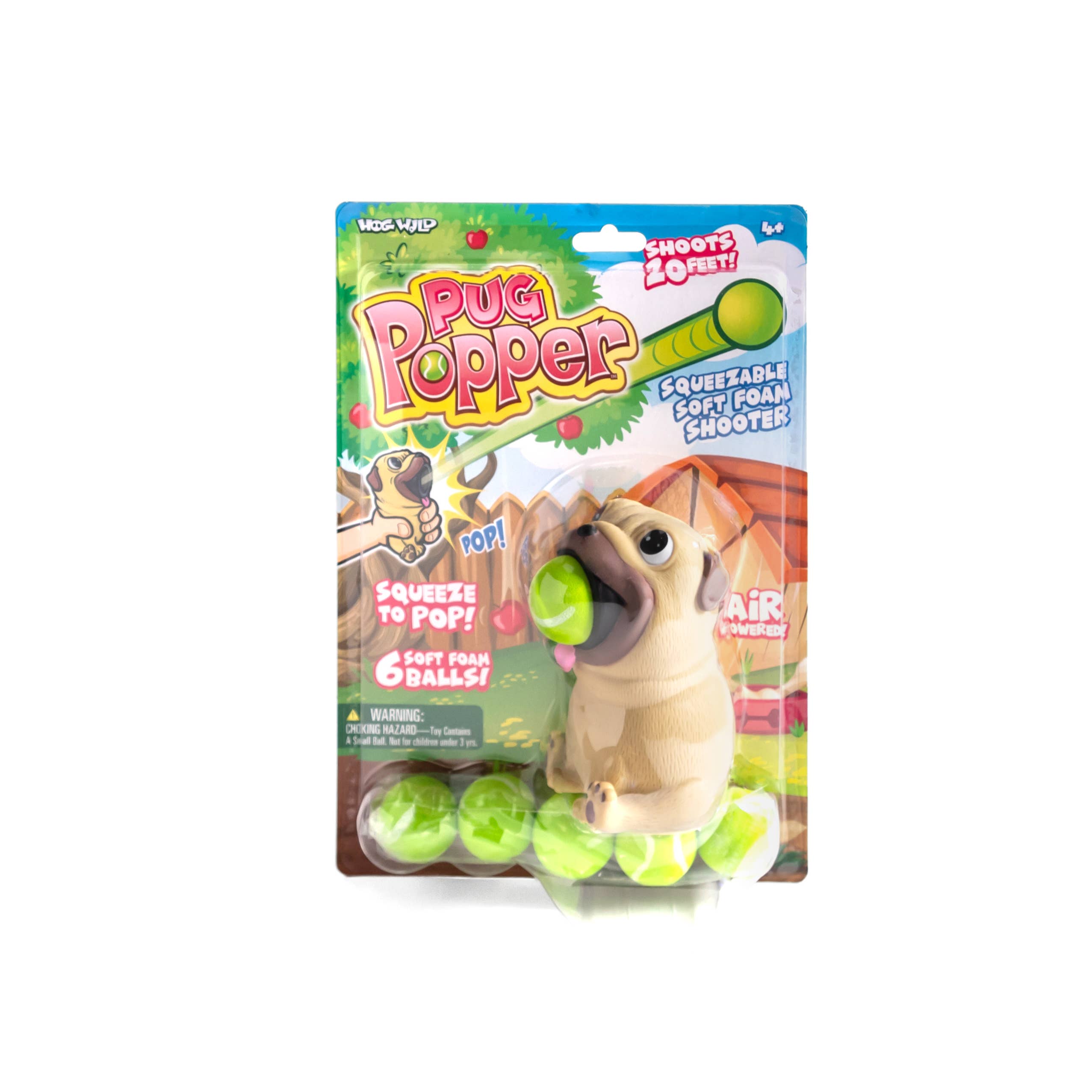 Pug Ball Popper Toy - Toy Blaster
