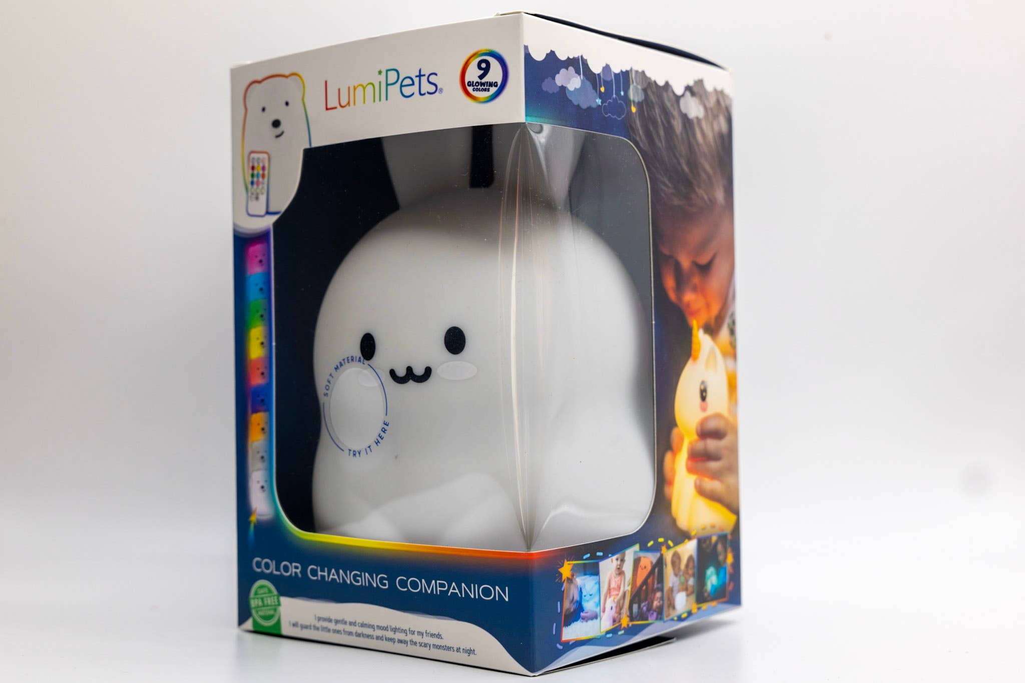 Lumipets LED Cat Night Light with Remote