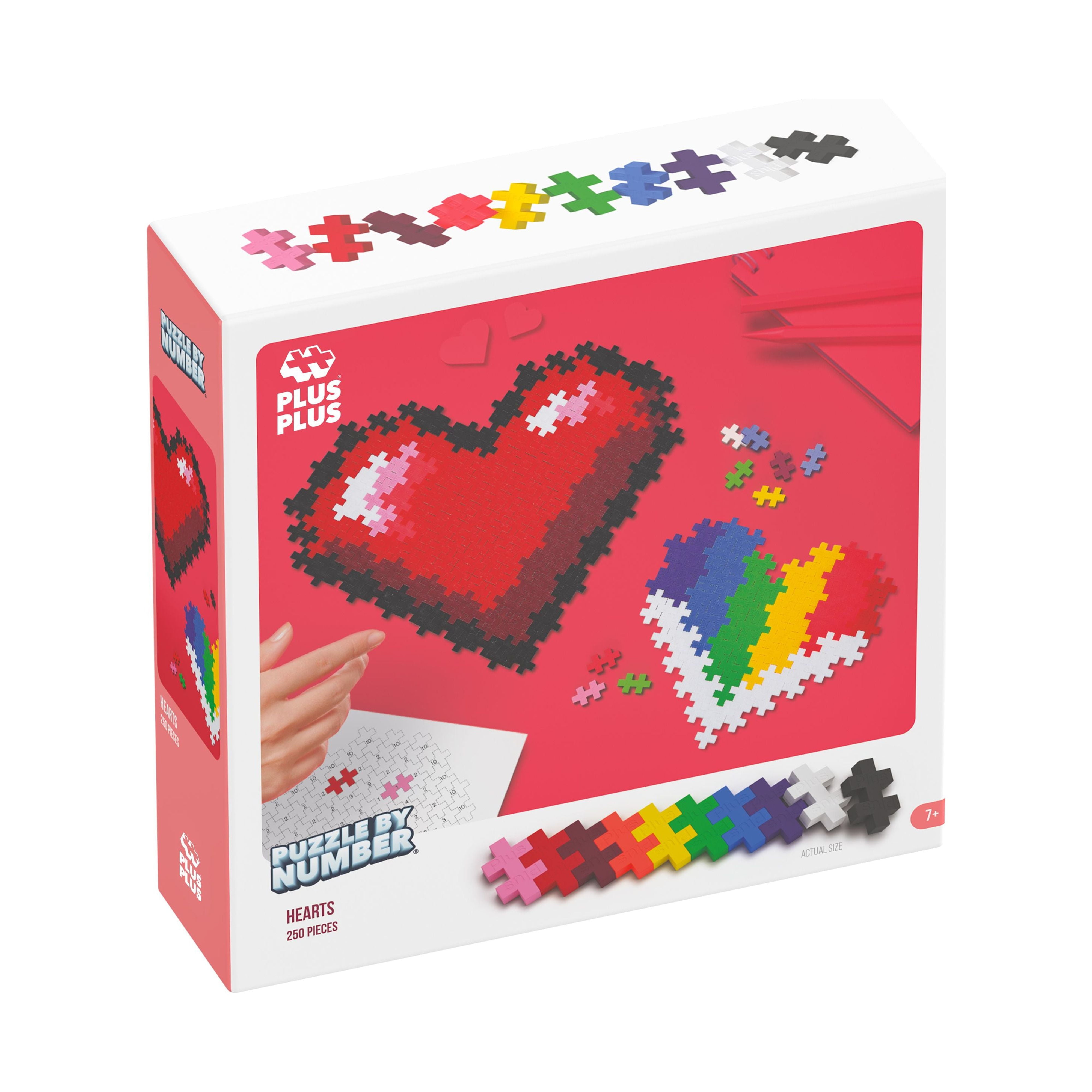 Puzzle by Number - Hearts