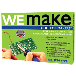 Solder Practice Kit with Iron and Cutters