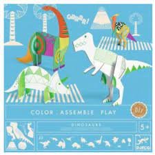Color. Assemble. Play. Dinosaurs