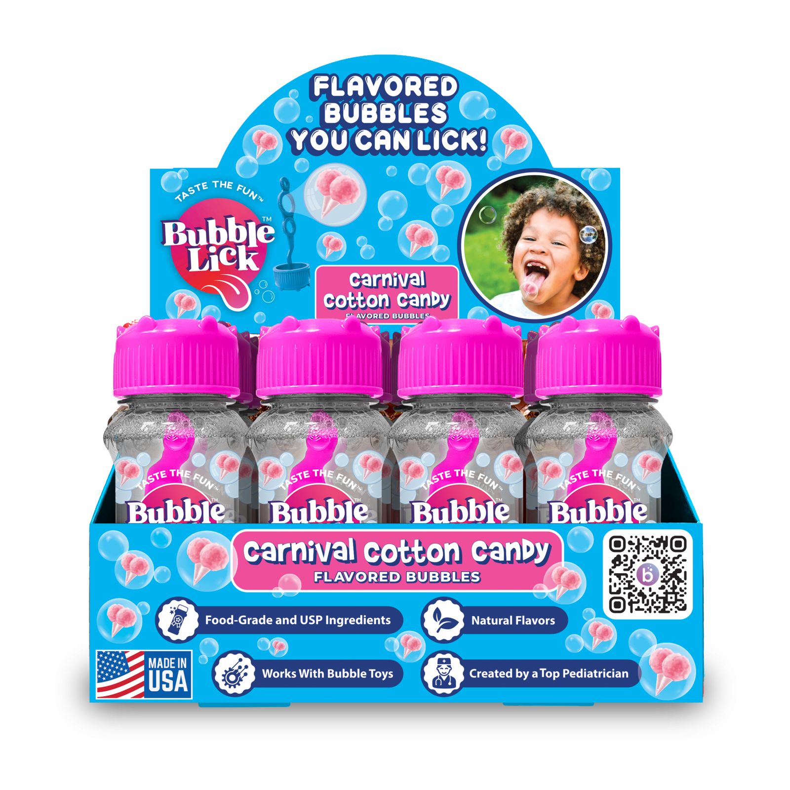 Bubblelick Cotton Candy Bubbles